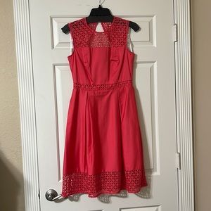 Calvin Klein size 4 petite coral colored dress